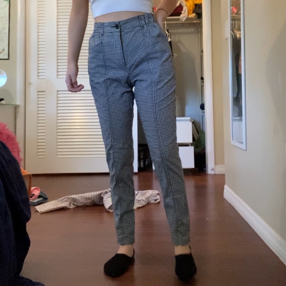 Gingham pants
